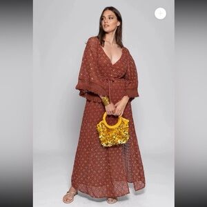 NWT Sundress ROSE LONG DRESS 
size Large/XL